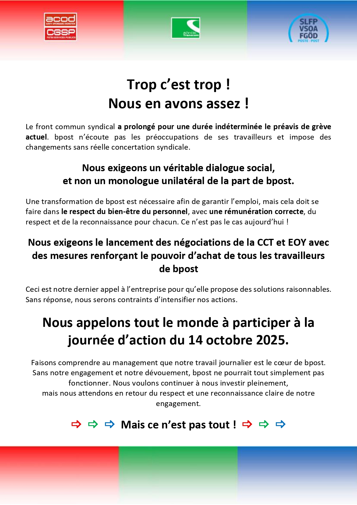 Tract action bpost 20250914 FR page 0001