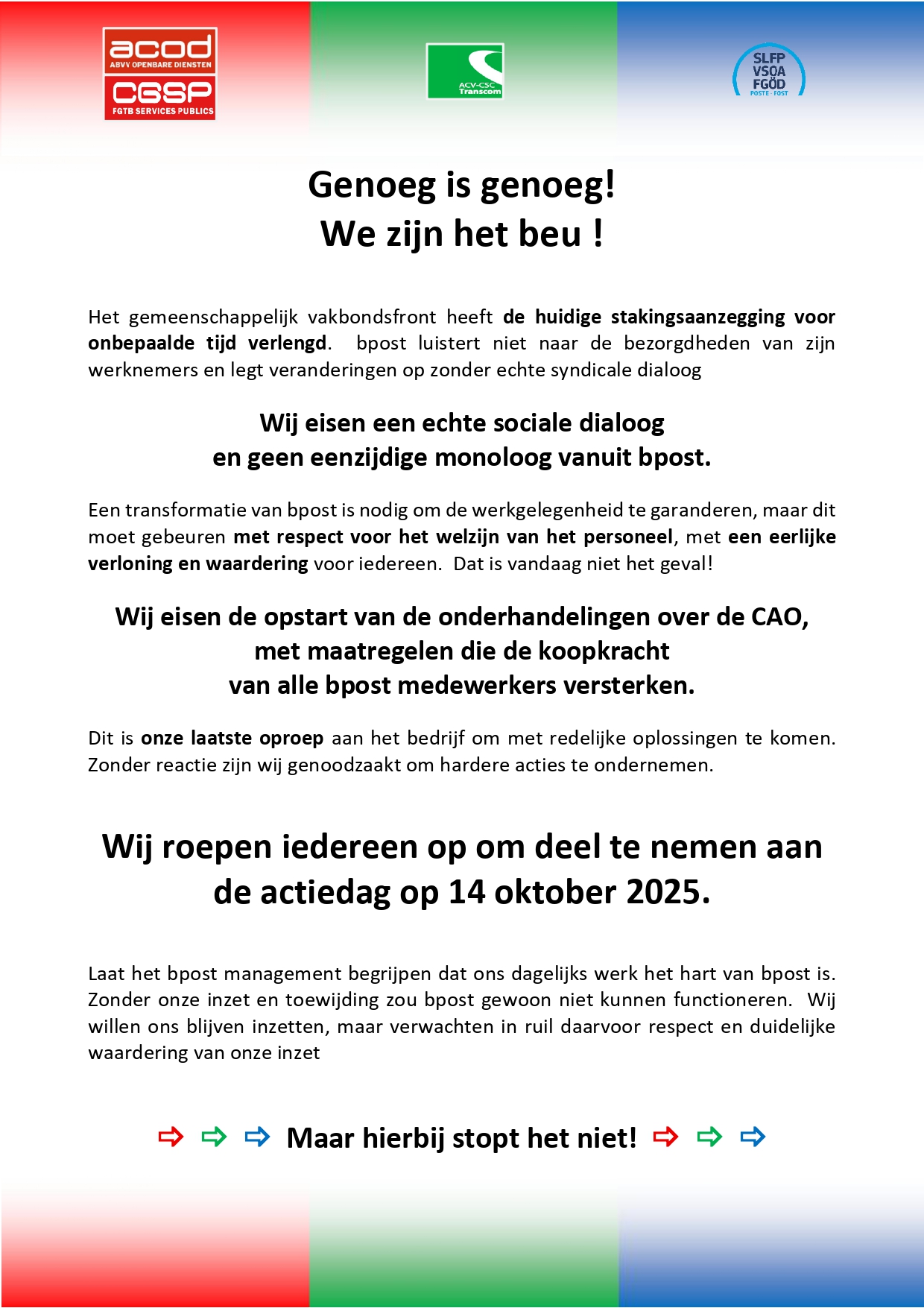 Tract Actie bpost 20251014 recto verso NEW v3 page 0001